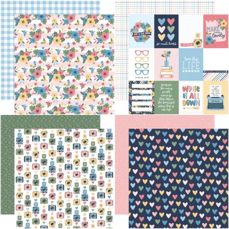 Echo Park Scrapbook papírkészlet 12" (30 cm) - Our Story Matters - Scrapbook papers (12 ív)