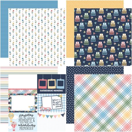 Echo Park Scrapbook papírkészlet 12" (30 cm) - Our Story Matters - Scrapbook papers (12 ív)