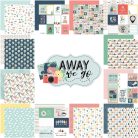 Echo Park Scrapbook papírkészlet 12" (30 cm) - Away We Go - Scrapbook papers (12 ív)