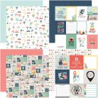 Echo Park Scrapbook papírkészlet 12" (30 cm) - Away We Go - Scrapbook papers (12 ív)