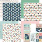 Echo Park Scrapbook papírkészlet 12" (30 cm) - Away We Go - Scrapbook papers (12 ív)