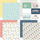 Echo Park Scrapbook papírkészlet 12" (30 cm) - Away We Go - Scrapbook papers (12 ív)