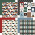 Echo Park Scrapbook papírkészlet 12" (30 cm) - Let's Go Travel - Scrapbook papers (12 ív)