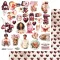 Alchemy of Art Kivágóív 12" (30 cm) Wonderful Christmas Time Love 2 Art Alchemy Double-sided paper (1 ív)