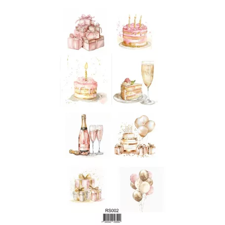 Matrica 10x20cm - Congrats - Reprint Stickers (1 ív)