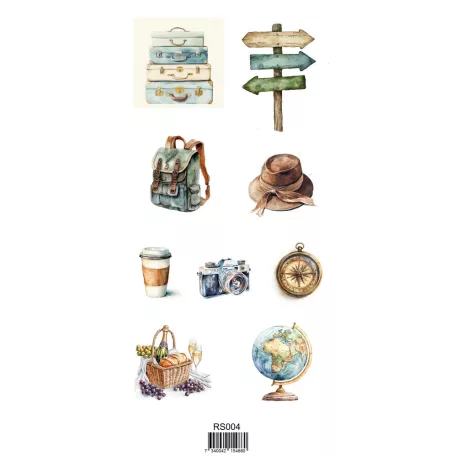 Matrica 10x20cm - Journey - Reprint Stickers (1 ív)