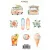 Matrica 10x20cm - At the Beach - Reprint Stickers (1 ív)