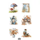 Kivágóív A4 - Fall - Reprint Cutouts (8 ív)
