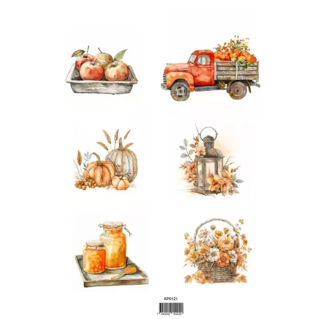 Kivágóív A4 - Fall - Reprint Cutouts (8 ív)