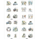 Kivágóív A4 - Winter - Reprint Cutouts (8 ív)