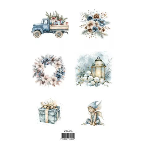 Kivágóív A4 - Winter - Reprint Cutouts (8 ív)