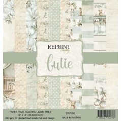   Scrapbook papírkészlet 12" (30 cm) - Cutie - Reprint Paper Pack (10 ív)