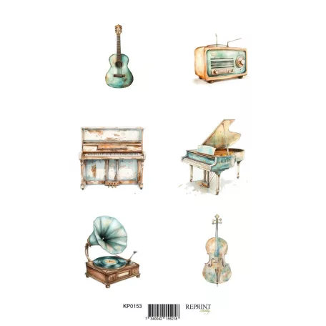 Kivágóív A4 - Journey - Reprint Cutouts (8 ív)