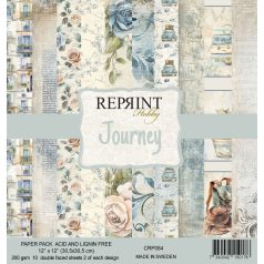   Scrapbook papírkészlet 12" (30 cm) - Journey - Reprint Paper Pack (10 ív)