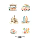 Kivágóív A4 - Summer  - Reprint Cutouts (8 ív)