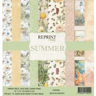   Scrapbook papírkészlet 12" (30 cm) - Summer - Reprint Paper Pack (10 ív)