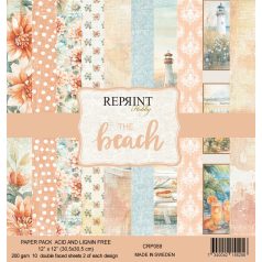   Scrapbook papírkészlet 12" (30 cm) - The Beach - Reprint Paper Pack (10 ív)