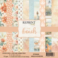   Scrapbook papírkészlet 8" (20 cm) - The Beach - Reprint Paper Pack (15 ív)