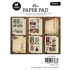   Studio Light Happy Holidays Papírkészlet Mini Paper Pad A7 24 lap