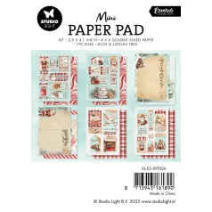   Studio Light Cozy Christmas Papírkészlet Mini Paper Pad A7 24 lap