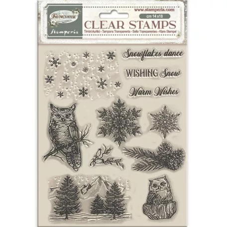 Stamperia The Owl's House Szilikonbélyegző A5 Backgrounds Clear Stamps (1 csomag)