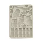 Stamperia The Owl's House Szilikon öntőforma A5 Owls and Branch Silicon Mould (1 db)
