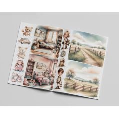   Kivágóív tömb A4 - Happy Little Ones - Creative CutOuts (10 lap)