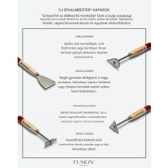   Staalmeester Profilos festék és lakk kaparó Scraper Profile (1 db)