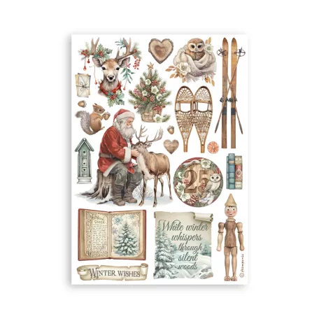 Stamperia The Owl's House Washi matrica Washi Pad (8 ív)