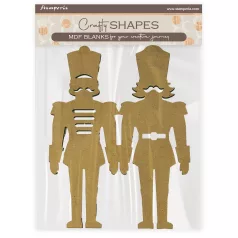   Stamperia Alice in Christmas  MDF alap  Soldiers Crafty Shapes MDF BLANKS (1 db)