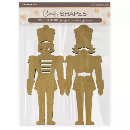 Stamperia Alice in Christmas  MDF alap  Soldiers Crafty Shapes MDF BLANKS (1 db)