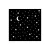 Stamperia Alice in Christmas  Vastag stencil 12x12cm Stars and Moon Thick Stencil  (1 db)