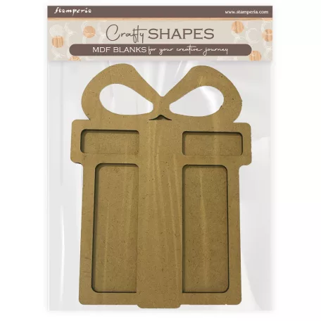 Stamperia Candy Christmas MDF alap  Gift Crafty Shapes MDF BLANKS (1 db)