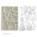 Stamperia Candy Christmas Szilikon öntőforma A5 Gingerbreads Silicon Mould (1 db)