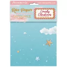 Stamperia Candy Christmas Rízspapír készlet A6 Air balloons Rice Paper Backgrounds (8 ív)