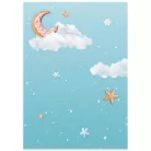 Stamperia Candy Christmas Rízspapír készlet A6 Air balloons Rice Paper Backgrounds (8 ív)