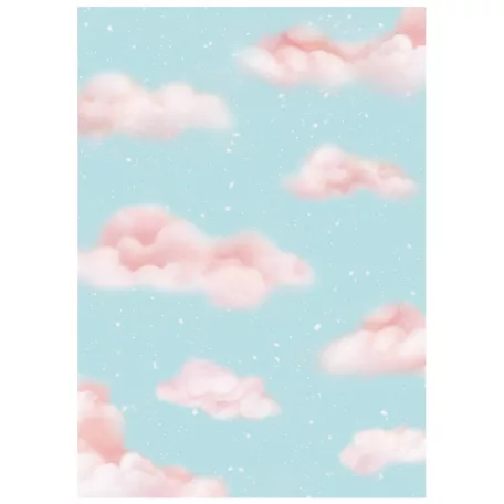 Stamperia Candy Christmas Rízspapír készlet A6 Air balloons Rice Paper Backgrounds (8 ív)