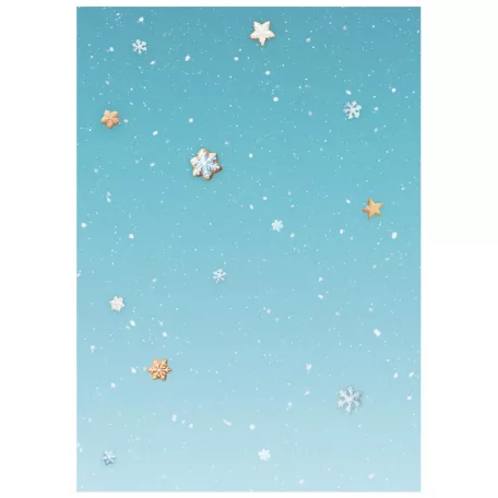 Stamperia Candy Christmas Rízspapír készlet A6 Air balloons Rice Paper Backgrounds (8 ív)