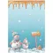 Stamperia Candy Christmas Rizspapír A4 Train Rice Paper (1 ív)