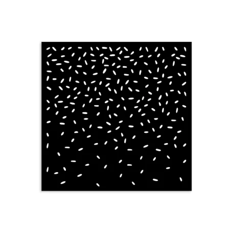 Stamperia Candy Christmas Vastag stencil 12x12cm Letter Thick Stencil  (1 db)