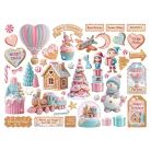 Stamperia Candy Christmas Kivágatok Die Cuts Assorted (1 csomag)