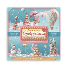   Stamperia Candy Christmas Papírkészlet 12" (30 cm) Single Face Maxi Paper Pack (22 ív)
