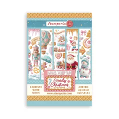 Stamperia Candy Christmas Washi matrica Washi Pad (8 ív)