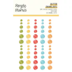  Simple Stories Say Cheese Classic Pooh Birthday Díszítőelem Enamel Dots (1 ív)