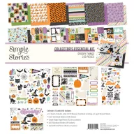   Simple Stories Spooky Things Scrapbook papírkészlet 12" (30 cm) Collector's Essential Kit (1 csomag)