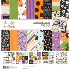   Simple Stories Spooky Things Scrapbook papírkészlet 12" (30 cm) Collection Kit (1 csomag)