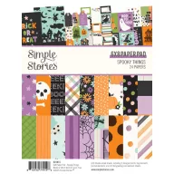   Simple Stories Spooky Things Papírkészlet 6"x8" Paper Pad (24 lap)