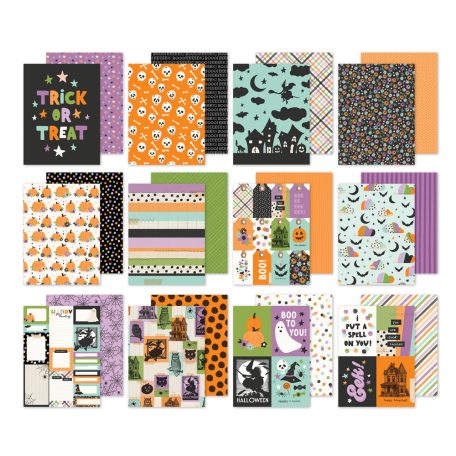 Simple Stories Spooky Things Papírkészlet 6"x8" Paper Pad (24 lap)