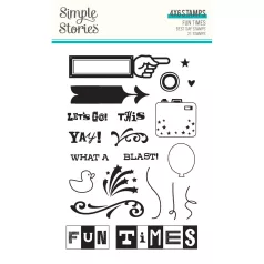  Simple Stories Fun Times Szilikonbélyegző Best Day  Clear Stamps (1 csomag)