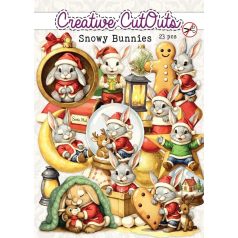   Kivágatok - Snowy Bunnies - Creative CutOuts Die-Cuts (1 csomag)